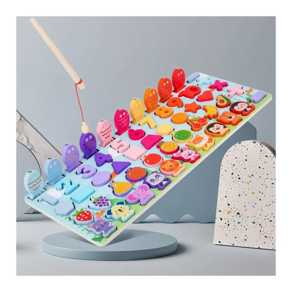 SmartKids – لوحة أنشطة تعليمية وتطابق 6 في 1