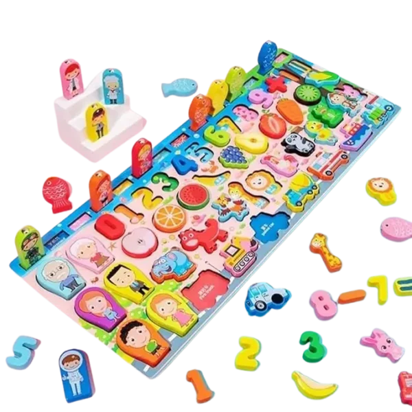 SmartKids – 6-in-1 Learning & Matching Activity Board