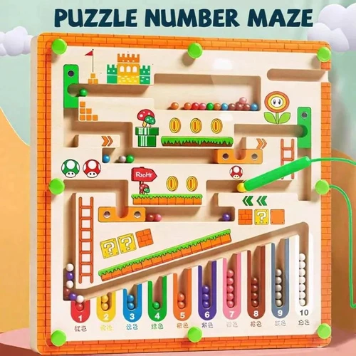 Magnetic Maze Ball Game l3abati (3) Magnetic Maze Ball Game Board