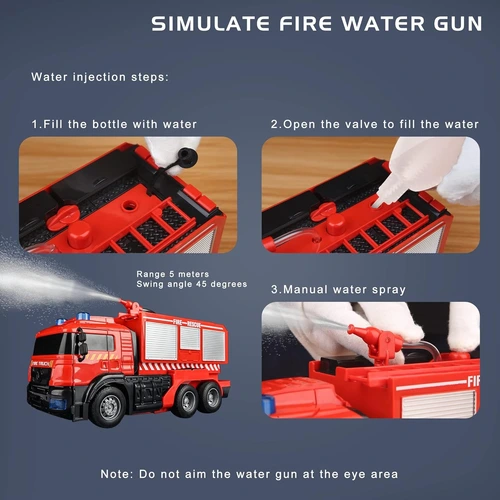 Fire Fighting Deformation RC Car – Fire Rescue Truck