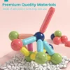 MagnaBuild Pro l3abati (3) MagnaBuild Pro – DIY Magnetic Building Sticks & Balls Set (STEM Creative Toy)