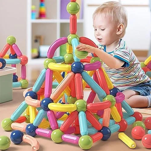 MagnaBuild Pro l3abati.jpg (3) MagnaBuild Pro – DIY Magnetic Building Sticks & Balls Set (STEM Creative Toy)
