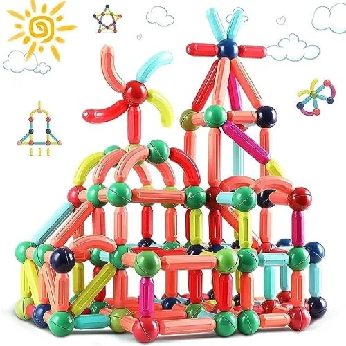 MagnaBuild Pro l3abati.jpg (4) MagnaBuild Pro – DIY Magnetic Building Sticks & Balls Set (STEM Creative Toy)