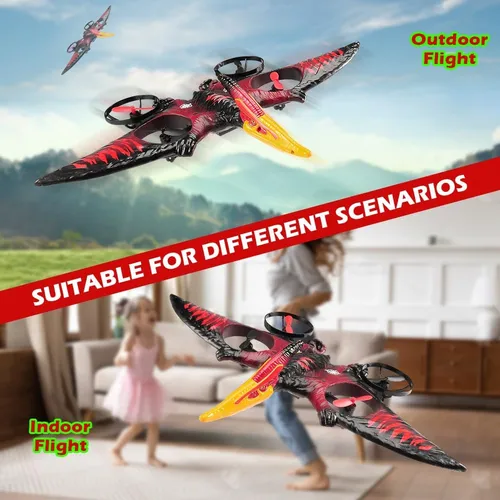 imgi_178_61S7UU Pterosaur X1 – Dinosaur Fighter Drone with LED Lights (High-Speed RC Aircraft)